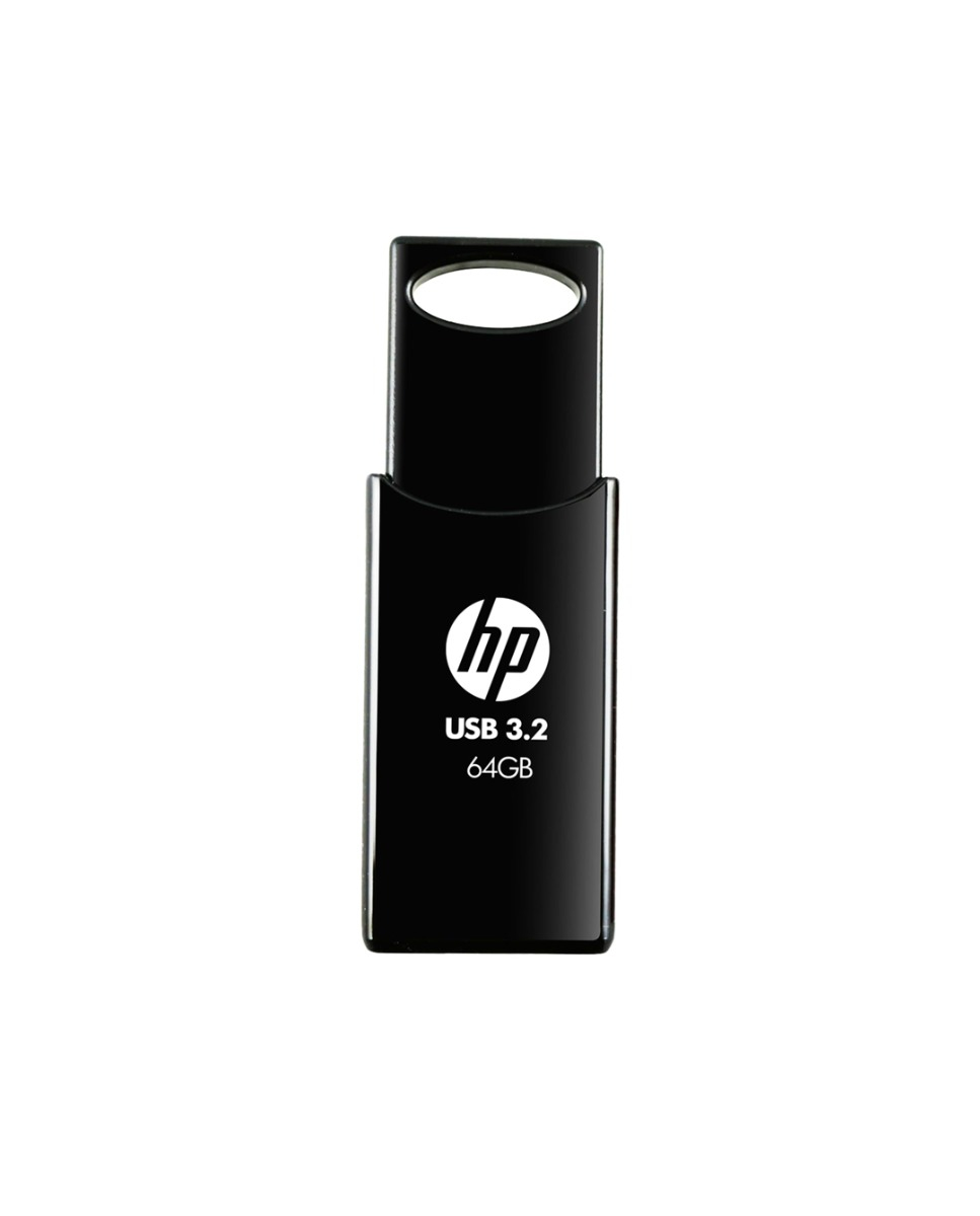 HP 712w 64GB USB 3.2 Flash Drive- Black