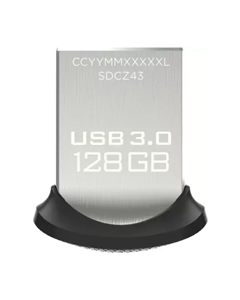SanDisk Ultra Fit USB 3.0 128 GB Pen Drive  (Black)