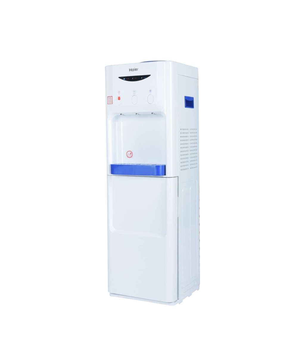 Haier Hot, Cold, & Normal Water Dispenser, Floor Standing Water Dispenser (White)(HWD-3WFS)