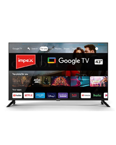 Impex EvoQ 43S3RLC2 43 inches FHD Certified Android Google LED TV (Black)
