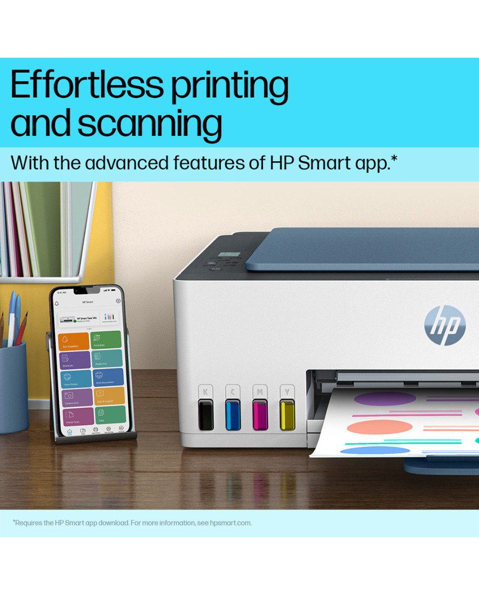 HP Smart Tank 525 All-in-One Multi-function Color Ink Tank Printer