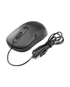 Lapcare L-60 Plus (IND) 1000 DPI Wired Optical Mouse  (USB 2.0, Black)