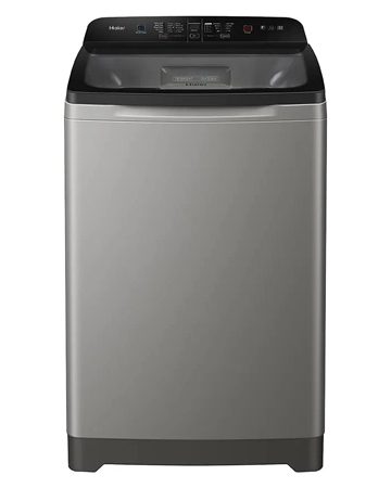 Haier 7.5 kg Back Panel Top Load Washing Machine with Inbuilt Heater (HWM75-H678ES5, Silver Brown)
