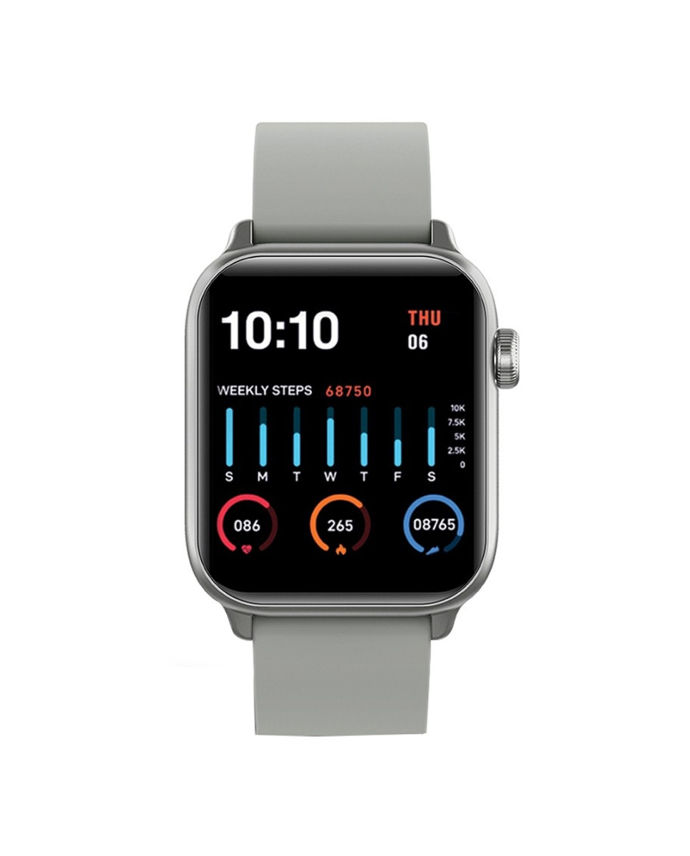GIONEE GSW5 Thermo Smartwatch  (Grey Strap, Regular)