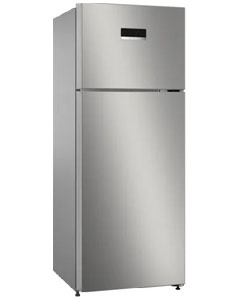 BOSCH 243 L Frost Free Double Door Top Mount 3 Star Refrigerator  (SPARKLY STEEL, CTN27S031I)