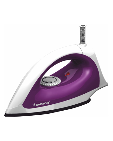 Butterfly Aries 1000 W Dry Iron  (Purple)