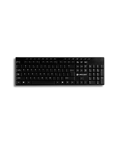 LAPCARE Alfa Keyboard 1 with Adjustable Kickstand, 104 Keyboard Standard Key with Additional 15 Hot Keys, USB 2.0 (Black)