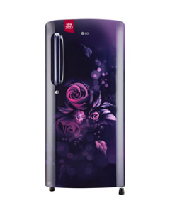 LG 185 L Direct Cool Single Door 3 Star Refrigerator with Moist 'N' Fresh  (Blue Euphoria, GL-B201ABED)