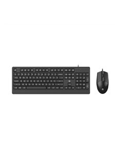 HP KM180 Keyboard & Mouse Wired USB Desktop Keyboard  (Black)