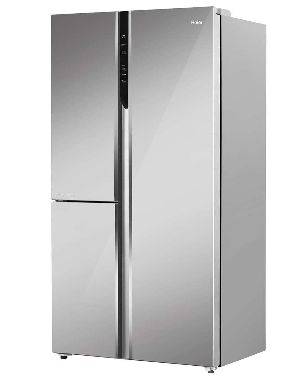 Haier 628 L Inverter Side By Side Refrigerator Appliance, WIFI Connectivity (HRT-628PMGU1, Mirror Glass)