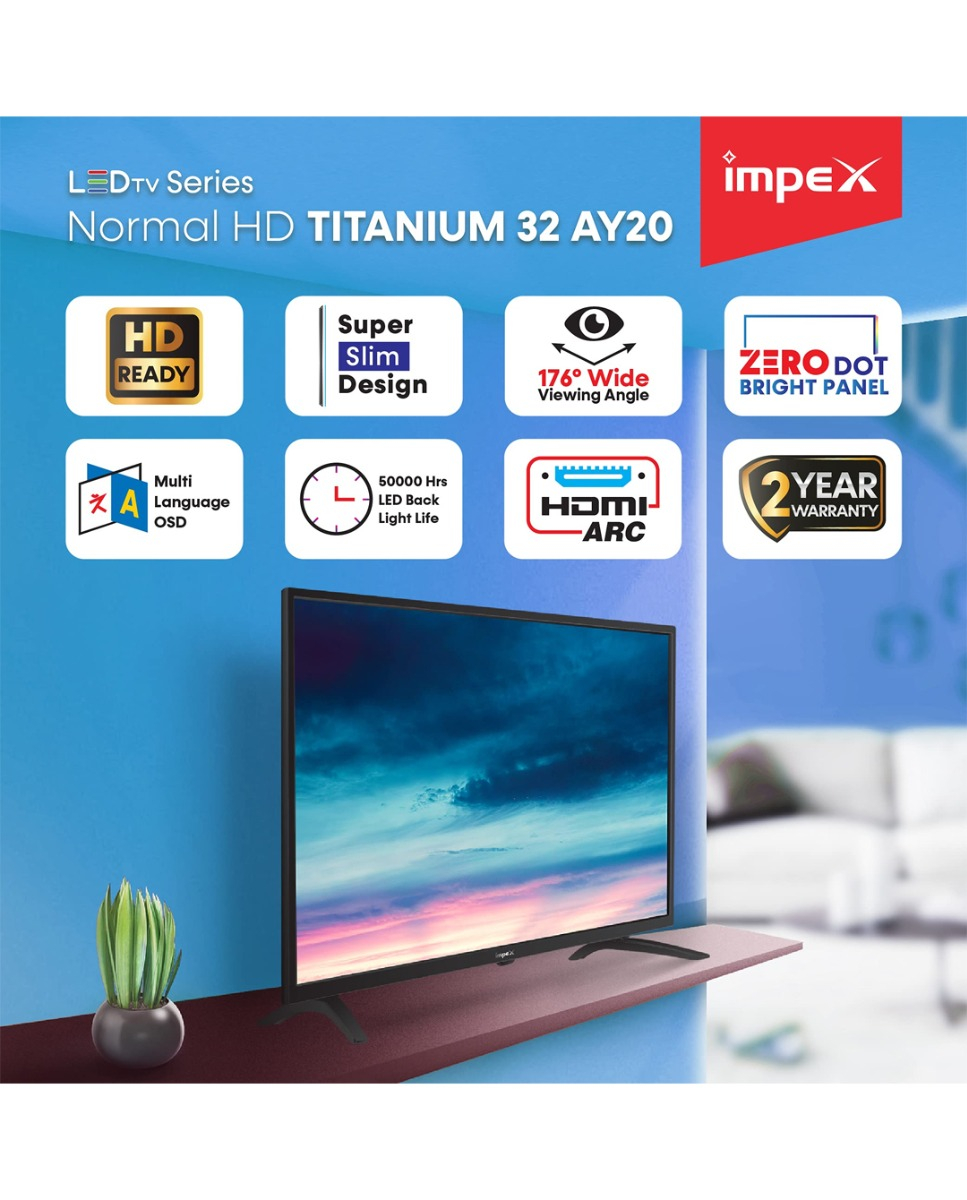 IMPEX TITANIUM 32 AY20BL LED TV