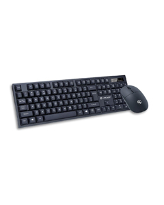 Lapcare WL-102 Wireless Keyboard and High Precision Mouse, 2.4GHz Wireless with Nano Receiver, PC/Laptop-Black