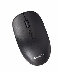 Zebion Precision 4G Wireless Mouse, USB Nano Receiver, Adjustable DPI 800/1000/1800, Automatic Sleep State, Transmission rang Upto 10M, Required for 2AAA Batteries, 1 Year Warranty, Black Color