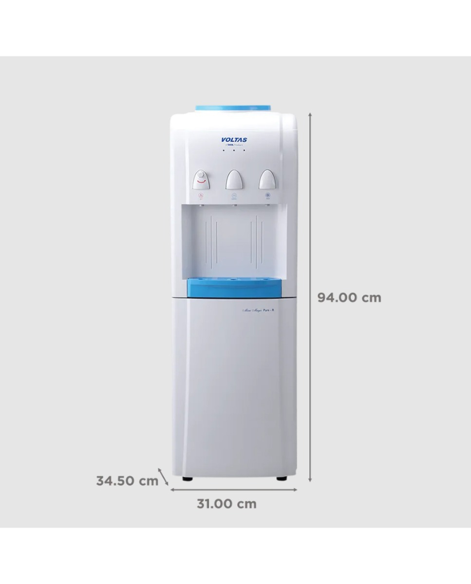 Voltas Pure R Water Dispenser with Refrigerator White