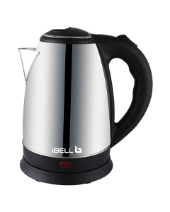 iBELL SEK150M 1.5L Premium Kettle, Rotating Base, Stainless Steel, Auto Cut-Off, 1500W Electric Kettle  (1.5 L, Black, Silver)
