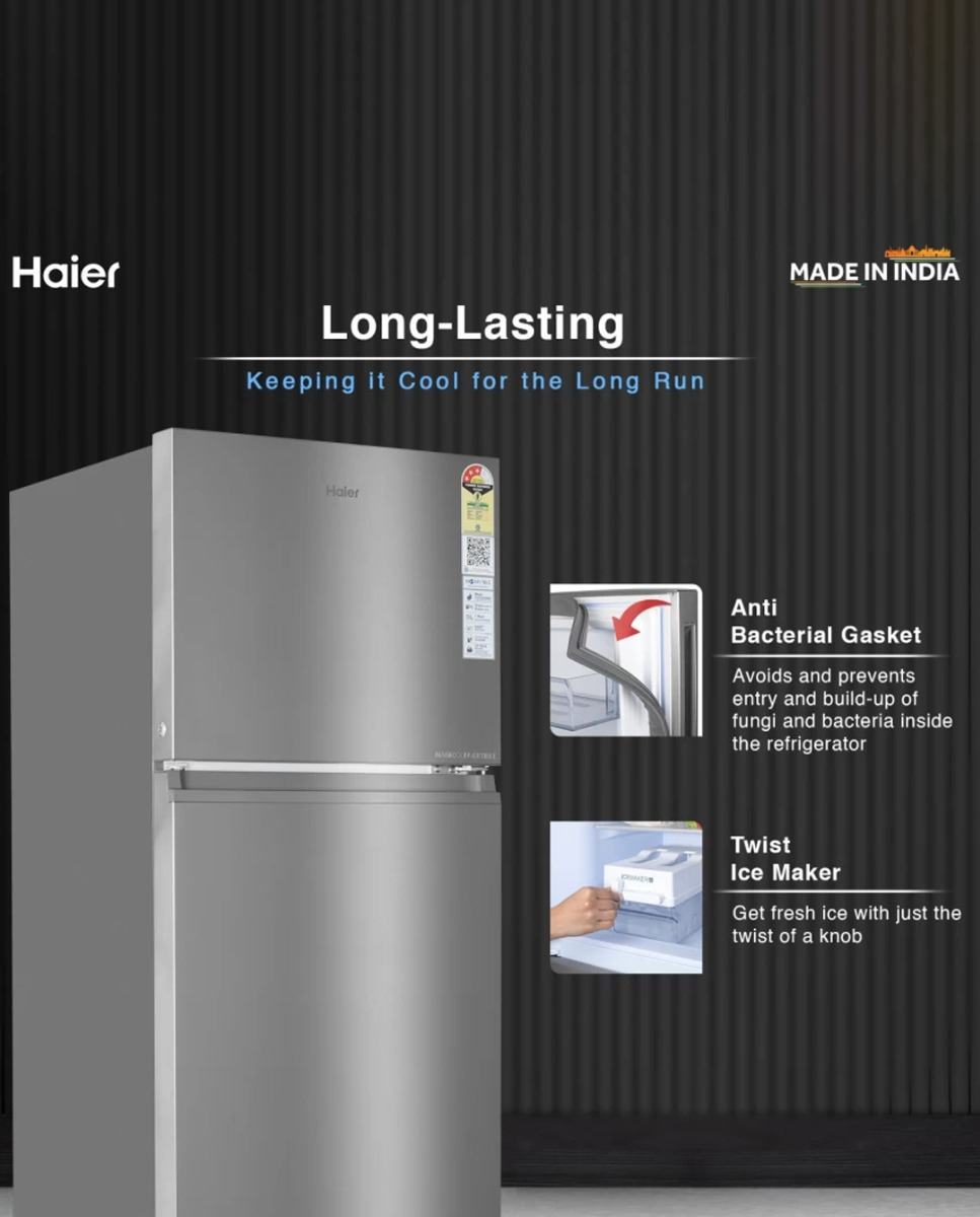 Haier Refrigerator Online | HRF-4083PKG-P | 358 Liters | Black Glass